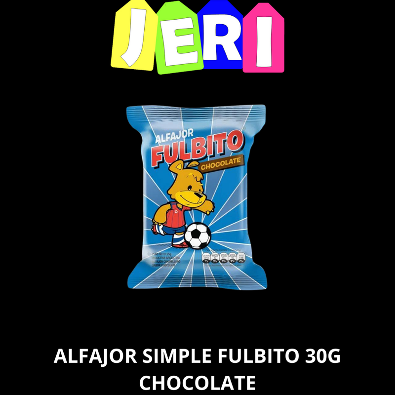 ALFAJOR SIMPLE FULBITO 30G CHOCOLATE