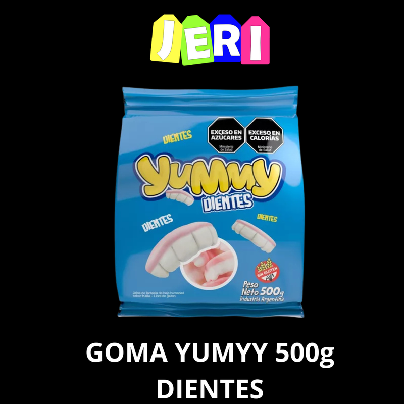 GOMA YUMMY 500G DIENTES