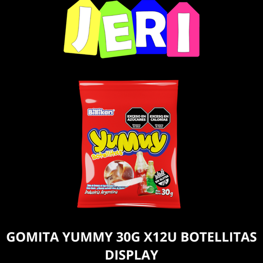 GOMITA YUMMY 30G BOTELLITAS X12U  DISPLAY