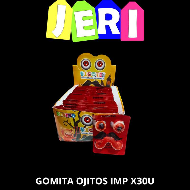 HALL GELATINA IMP. OJOS + BIGOTE X30U