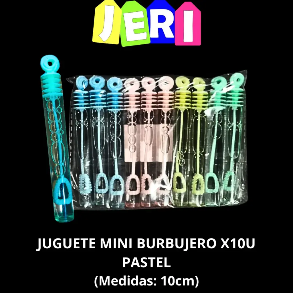 JUGUETE MINI BURBUJERO X10U