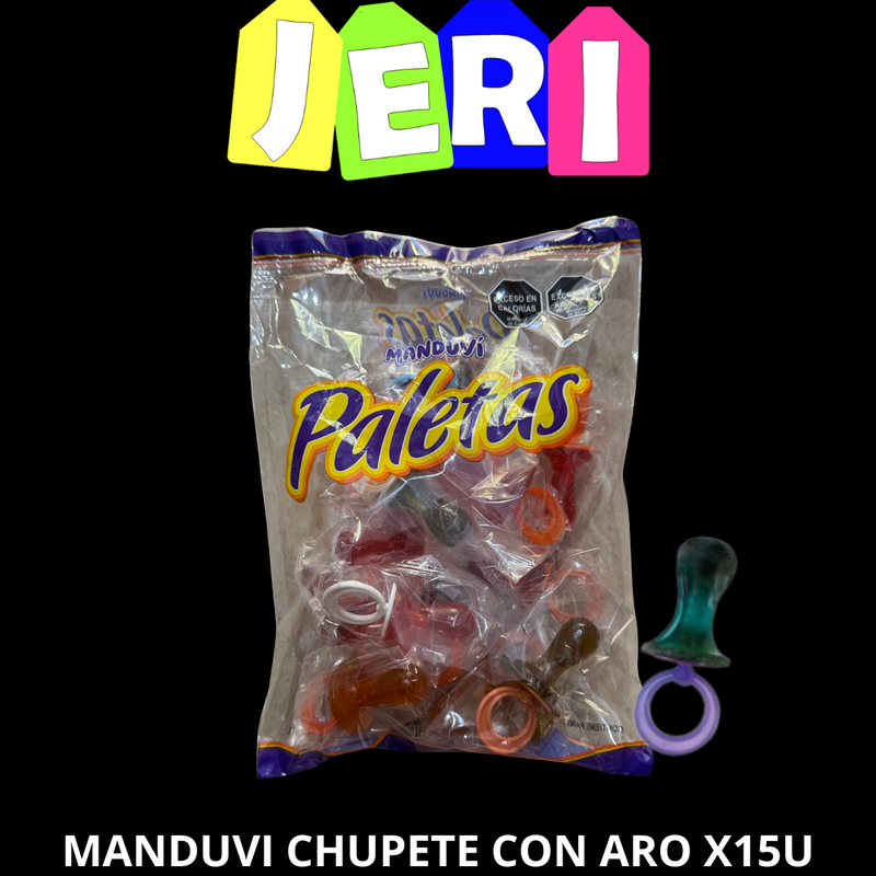 MANDUVI CHUPETE CON ARO X15U