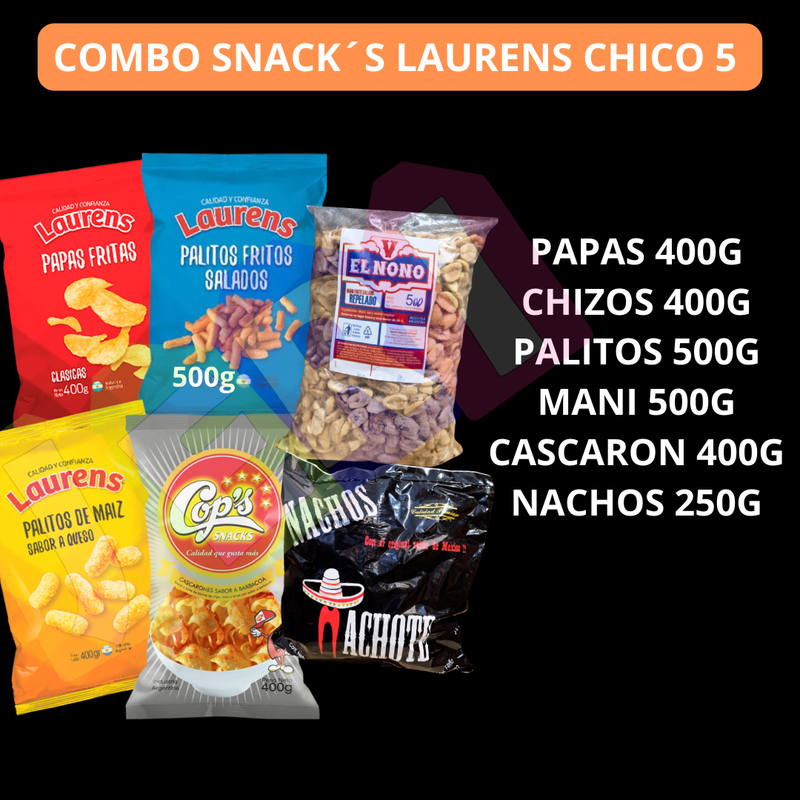 COMBO SNACK´S LAURENS CHICO 5