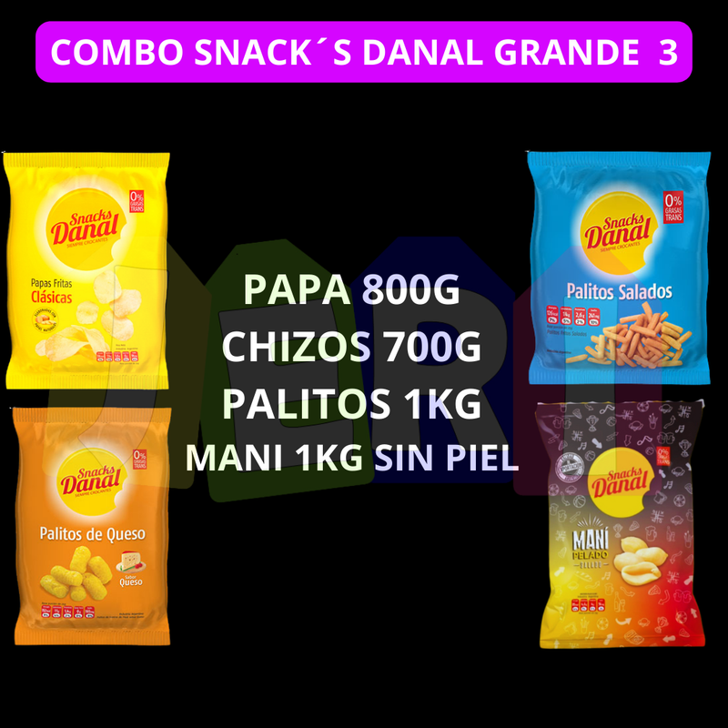 COMBO SNACK´S DANAL GRANDE 4