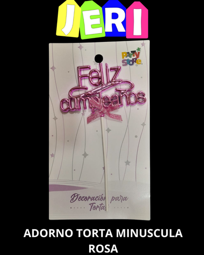 ADORNO TORTA MINUSCULA (ROSA)