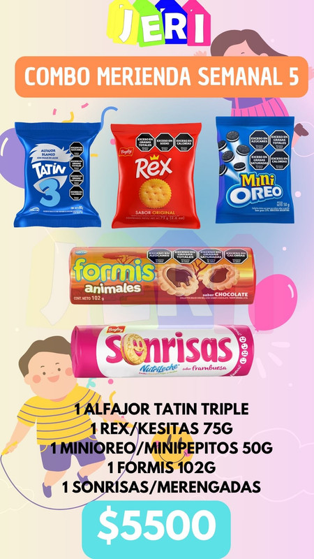 COMBO MERIENDA SEMANAL 5