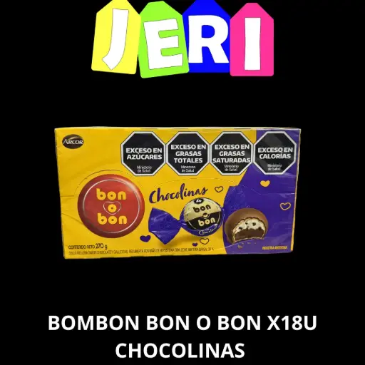 BOMBON BON O BON X18U CHOCOLINAS
