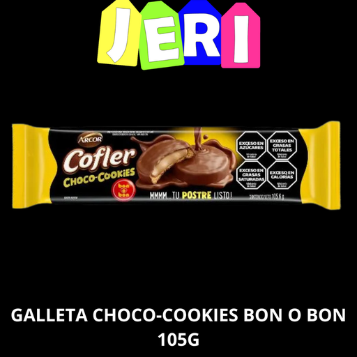 GALLETA CHOCO-COOKIES BON O BON 105G