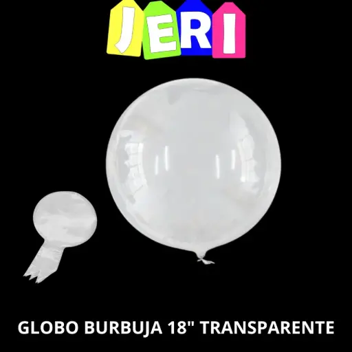 [8797] GLOBO BURBUJA 18" TRANSPARENTE