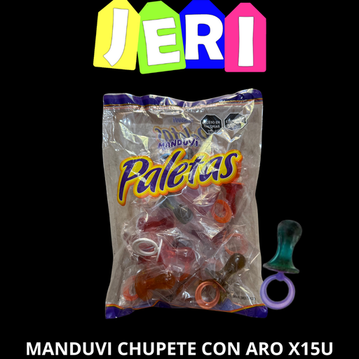 MANDUVI CHUPETE CON ARO X15U