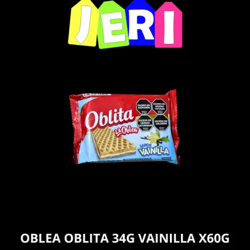 OBLEA OBLITA 34G VAINILLA X60G