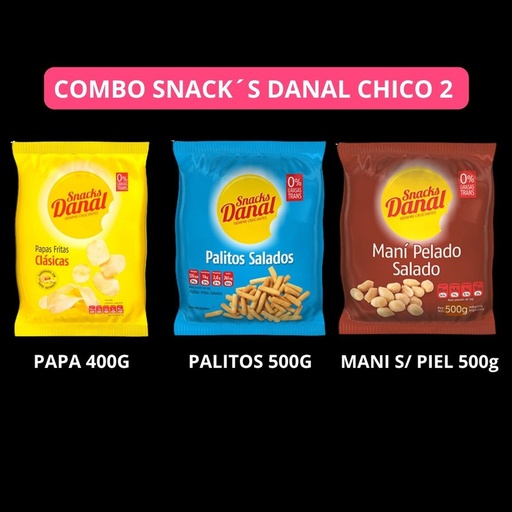 COMBO SNACK´S DANAL CHICO 2