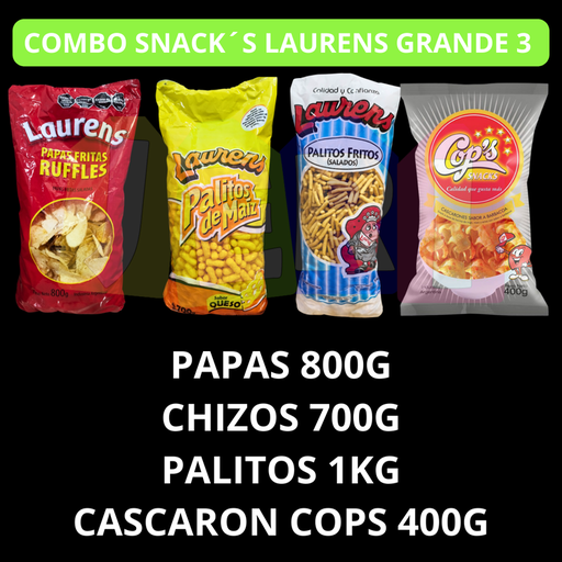 COMBO SNACK´S LAURENS GRANDE 3