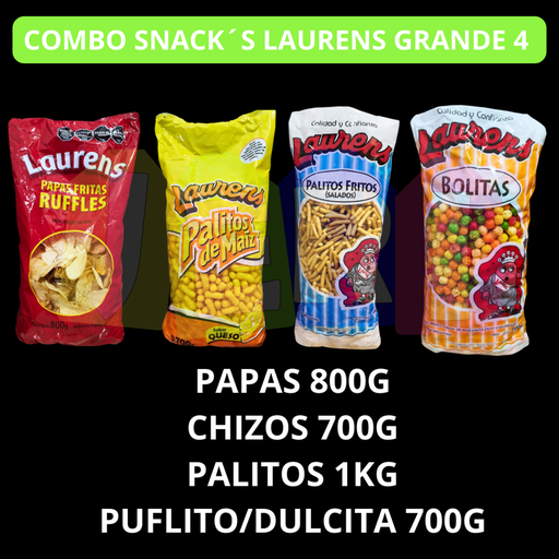 COMBO SNACK´S LAURENS GRANDE 4