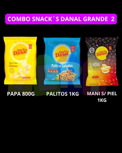 COMBO SNACK´S DANAL GRANDE 2
