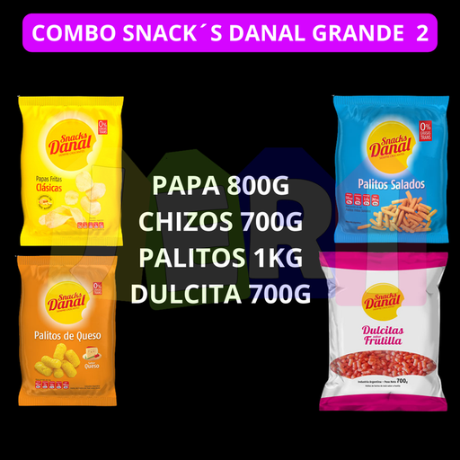 COMBO SNACK´S DANAL GRANDE 3