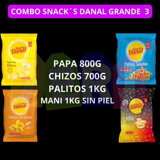 COMBO SNACK´S DANAL GRANDE 4