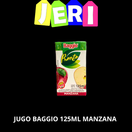 JUGO BAGGIO 125ML MANZANA