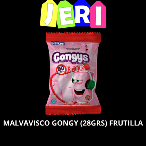 MALVAVISCOS GONGYS(28GRS) FRUTILLA S