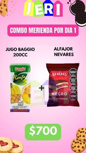 COMBO MERIENDA POR DIA 1