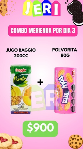 COMBO MERIENDA POR DIA 3