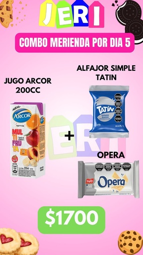COMBO MERIENDA POR DIA 5