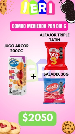 COMBO MERIENDA POR DIA 6