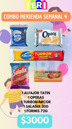 COMBO MERIENDA SEMANAL 4