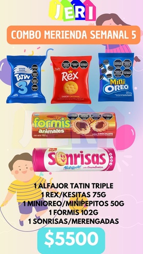 COMBO MERIENDA SEMANAL 5