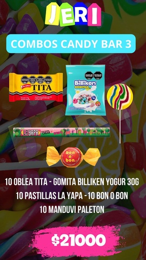 COMBO CANDY BAR 3